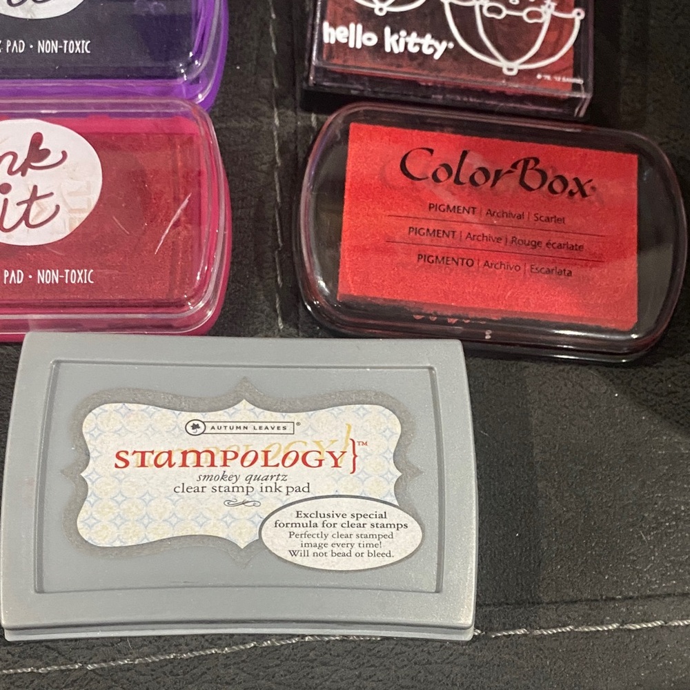 Assorted Rubber Stamps and Ink Pads - Picture 9 of 9